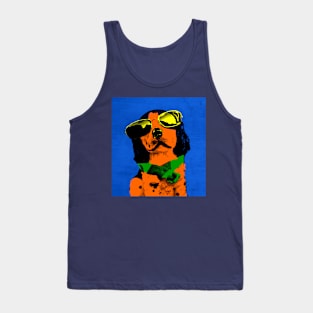 POP ART COOL STAR DOG Tank Top